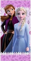 Disney Frozen strandlaken  - 100% katoen - Disney Anna en Elsa handdoek - 70 x 140 cm.
