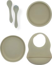 Lonnie Serviesset - Set Walrus Compleet - Strandzand - Kinderservies - Servies - Bestek