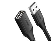 USB A Naar USB A Verlengkabel | Male Naar Female | Zwart | 2 Meter