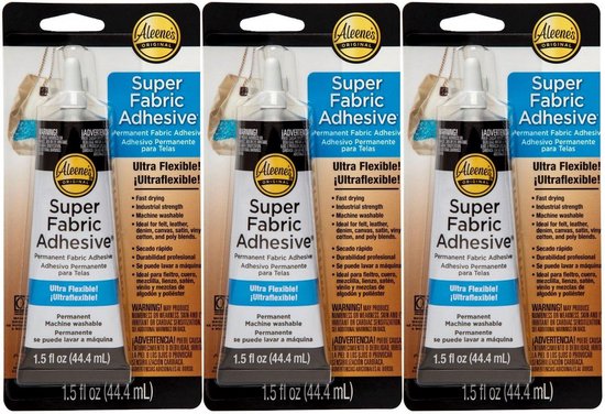 Aleene's Stoflijm - Super Fabric Adhesive - 44.4ml - 3 stuks