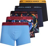 Jack & Jones Heren 5-Pack Short Floral 12204736 black/navy-XXL