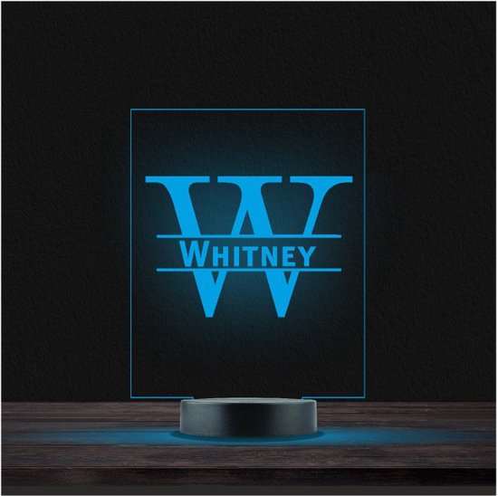 Led Lamp Met Naam - RGB 7 Kleuren - Whitney