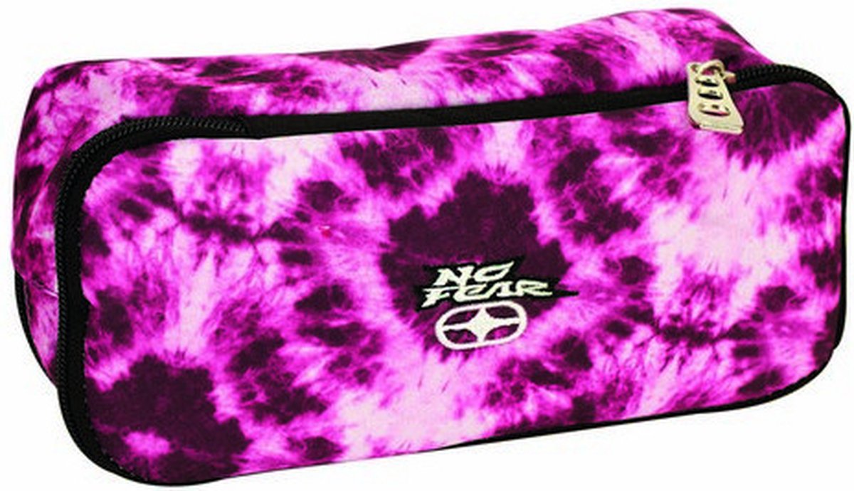 No Fear Etui Tie-dye 23 X 10 X 6 Cm Textiel Roze