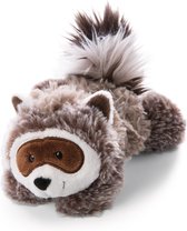 Nici Knuffelwasbeer Liggend Rauly 20 Cm Pluche/polyester Bruin