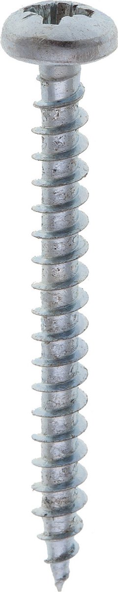 spaanplaatschroef cilinderkop verzinkt 4.5 x 20mm pozidrive