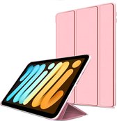 Geschikt voor iPad Mini 6 Hoesje Siliconen Cover Hoes Case - Rose