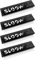 Sloow Black - Lange Vloei - 4 pakjes