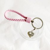 Sleutelhanger - Roze - Twirling - I love to twirl - Sport - Hanger - Leer - Kleur - Sportsieraad - Sieraad - Sportsieraden - Sieraden - Team - Teamkado