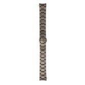 Violet Hamden Sirius gunmetalkleurig stalen horlogeband (16 mm)  - Grijs