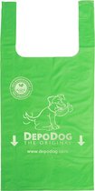 DepoDog hondenpoepzakjes - Biologisch - Afbreekbaar - Met hengsels - Groen - 500 st.
