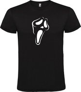 Zwart T-Shirt met “ Scream “ logo Wit Size XXXL