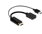 Adapter | HDMI Naar DisplayPort | Male Naar Female