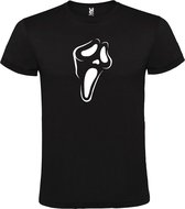 Zwart T-Shirt met “ Scream “ logo Wit Size M