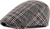 Flat Cap Robertson - Streep en Ruit - Pied de Poule - Gemêleerd