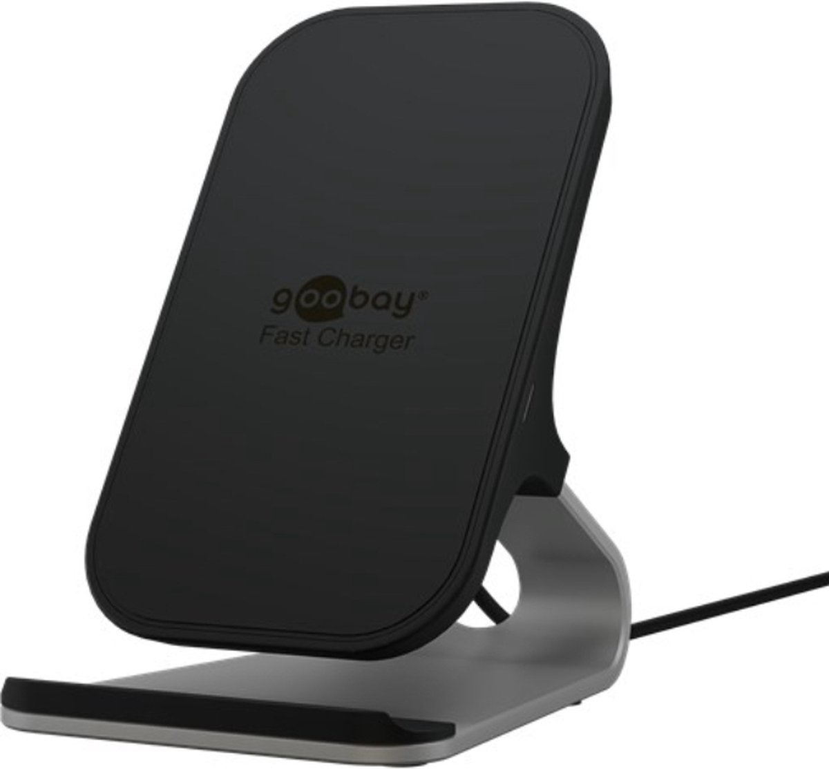 Goobay 52955, Mobiele telefoon/Smartphone, Actieve houder, Binnen, Zwart