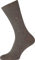 Tommy Hilfiger Classic Socks (2-pack) - herensokken katoen - bruin - Maat: 47-49