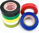 Tape de film de PVC à haute tension de Tape d'isolation électrique ignifuge de fil de 6 morceaux 60M