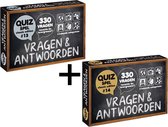 Cadeau pocketformaat combideal: Vragen & Antwoorden #13 + #14 (totaal 660 nieuwe Nederlandse vragen 2021 !) - Trivia Quiz en Aanvulset / Uitbreiding