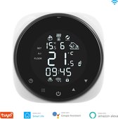 TechU™ Smart Thermostat Cosy - Wit - Application Gratuite, Wifi, Alexa, Google Assistant, Smart Life & Tuya - Verrouillage Enfant - Chauffe Water Chaudière