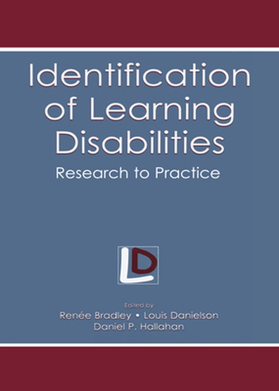 The LEA Series on Special Education and Disability - Identif ... - cover