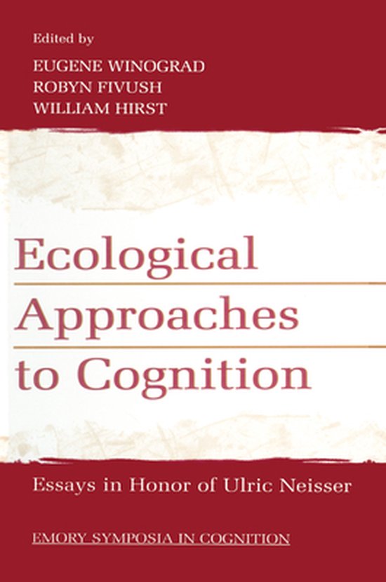 Ecological Approaches to Cognition - cover