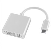 Garpex® USB-C naar DVI, USB C naar DVI-D adapter, USB 3.1 1080p - Zilvergrijs