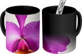 Magische Mok - Foto op Warmte Mok - Close-up Orchidee - 350 ML