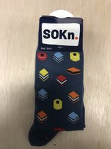 SOKn. trendy sokken CITRUS maat 35-41 (ook leuk om kado te geven !)