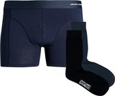 Jack & Jones - Heren Giftbox Boxer & Socks - Blauw - S