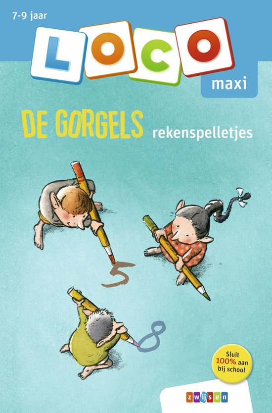 Boek cover Loco Maxi  -   De Gorgels rekenspelletjes van Jochem Myjer (Paperback)