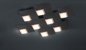 QUADRO Plafondlamp LED 8x 800lm Lichtgrijs