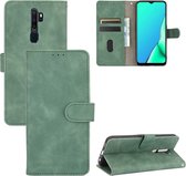 Fonu Retro boekmodel hoesje Oppo A9 2020 - A5 2020 Groen