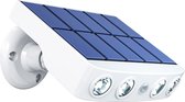 Ellanora® - Solar tuinverlichting - Buitenlamp met bewegingssensor - Zonne energie buitenverlichting - Led wandlamp - Solar buitenlamp bewegingssensor -
