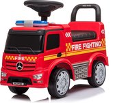 Milly Mally Loopauto Ride On Mercedes Antos Brandweer 60 Cm Rood