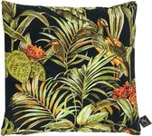 Sierkussen - Velvet Botanisch - Multicolor - 45 Cm X 45 Cm