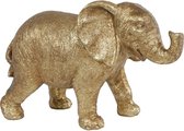 Bali Dreams sculptuur olifant S goud polystone-17,5x7x12cm-1 stuks