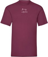 T-shirt be lucky white - Bordeaux (L)