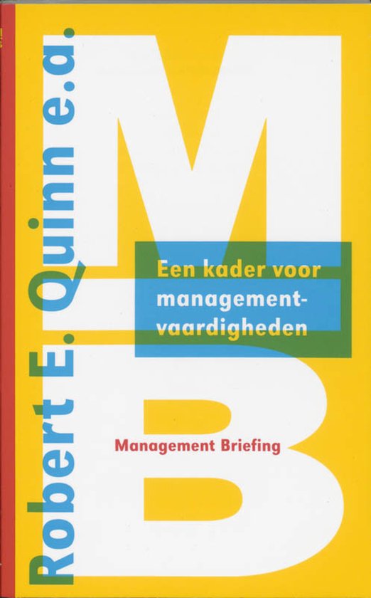 Management briefings - Een kader voor managementvaardigheden - cover