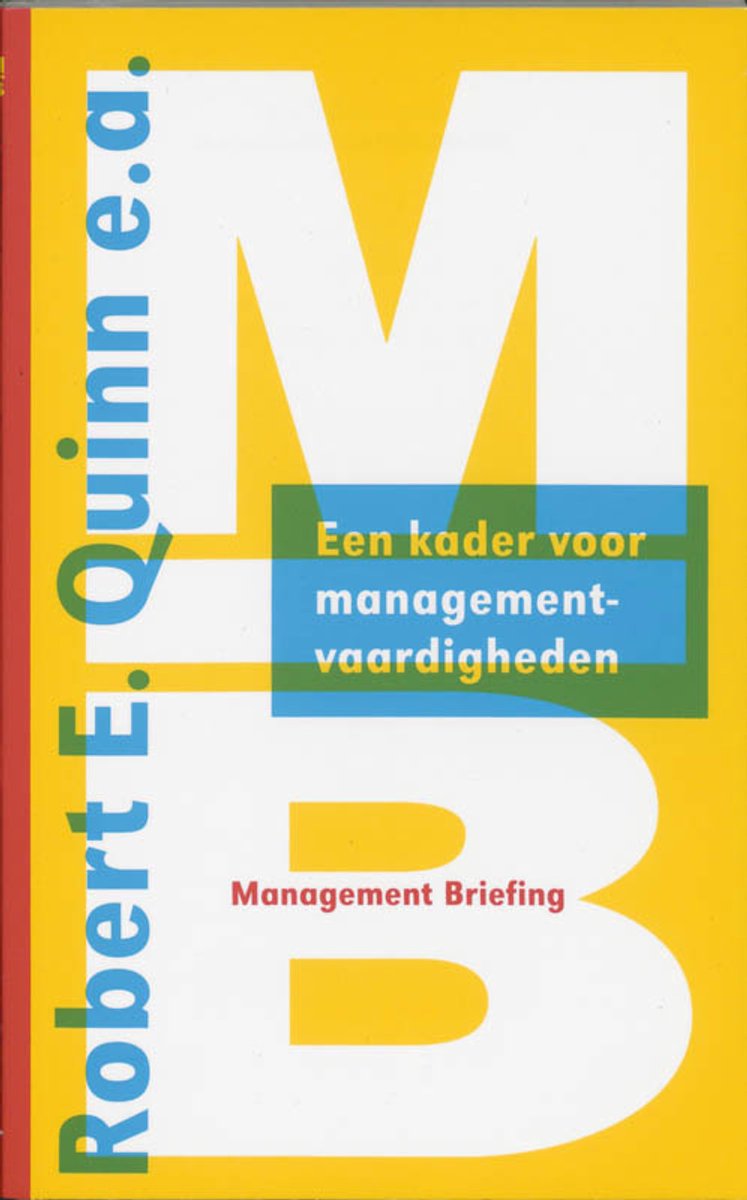 Omslag van Management briefings - Een kader voor managementvaardigheden