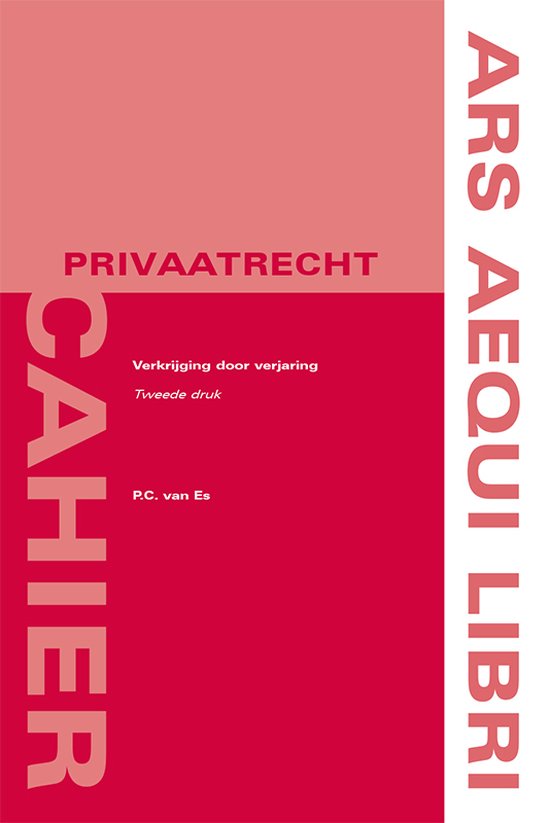 Ars Aequi Cahiers - Privaatrecht - Verkrijging door verjarin ... - cover