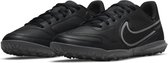 Nike Tiempo Sportschoenen - Maat 35 - Unisex - zwart - grijs
