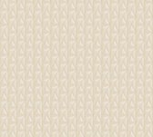 LEDERLOOK BEHANG | Design - beige crème - A.S. Création Karl Lagerfeld