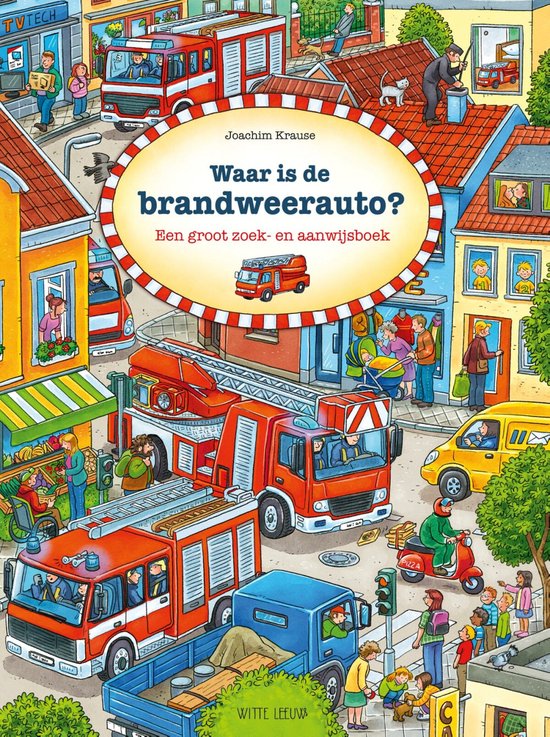 Boek cover Zoekboeken  -   Waar is de brandweerauto? van Joachim Krause (Hardcover)