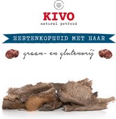 Kivo Petfood Hondensnack Hertenkophuid met haar 500 gram - Graanvrij en Glutenvrij