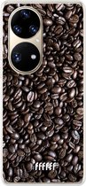 6F hoesje - geschikt voor Huawei P50 Pro -  Transparant TPU Case - Dark Roast #ffffff