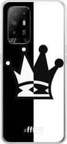 6F hoesje - geschikt voor OPPO A94 5G -  Transparant TPU Case - Chess #ffffff