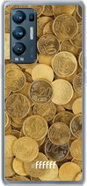 6F hoesje - geschikt voor OPPO Find X3 Neo -  Transparant TPU Case - Spare Change #ffffff