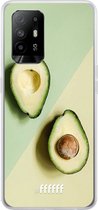 6F hoesje - geschikt voor OPPO A94 5G -  Transparant TPU Case - Avocado Aficionado #ffffff