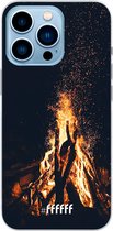 6F hoesje - geschikt voor iPhone 13 Pro - Transparant TPU Case - Bonfire #ffffff