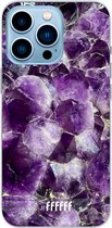 6F hoesje - geschikt voor iPhone 13 Pro - Transparant TPU Case - Purple Geode #ffffff